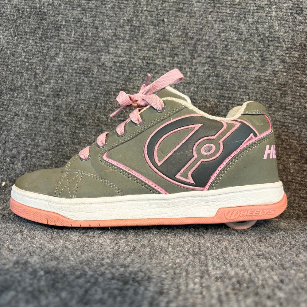 Heelys Propel 2.0 Gray Pink Wheeled Skate Shoes Womens 6 Youth 5